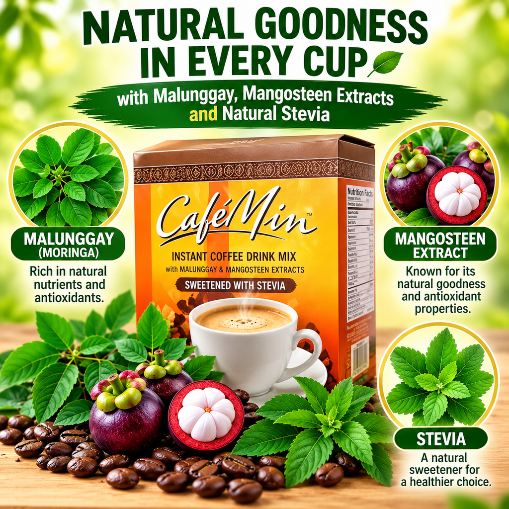 CafeMin Instant Coffee Drink Mix - 10 Sachets