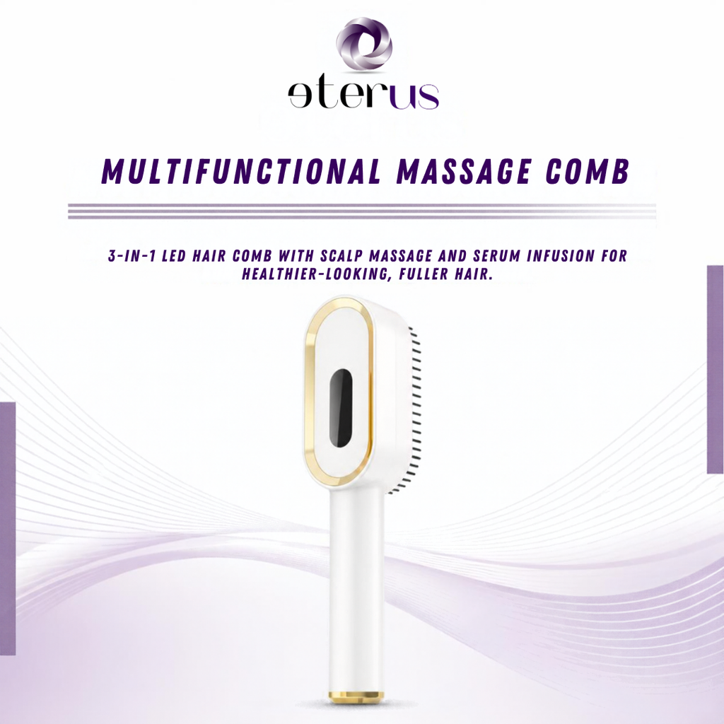 Multi-Functional 3-in-1 Scalp Massager and Oil Applicator Brush