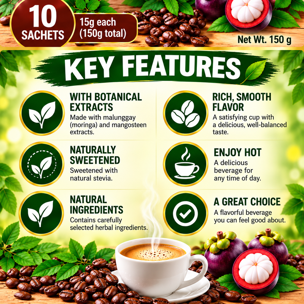 CafeMin Instant Coffee Drink Mix - 10 Sachets