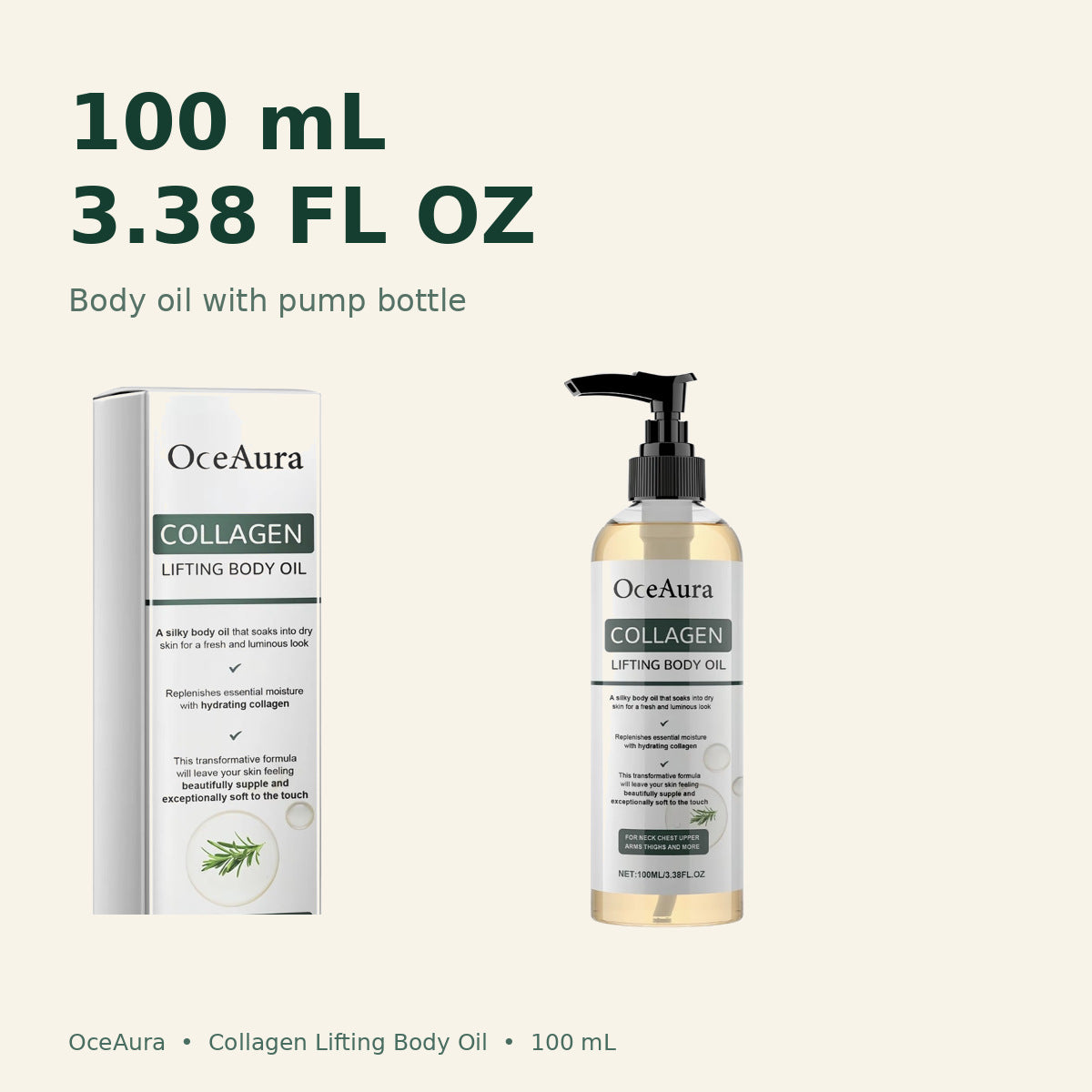 OceAura Collagen Body Oil