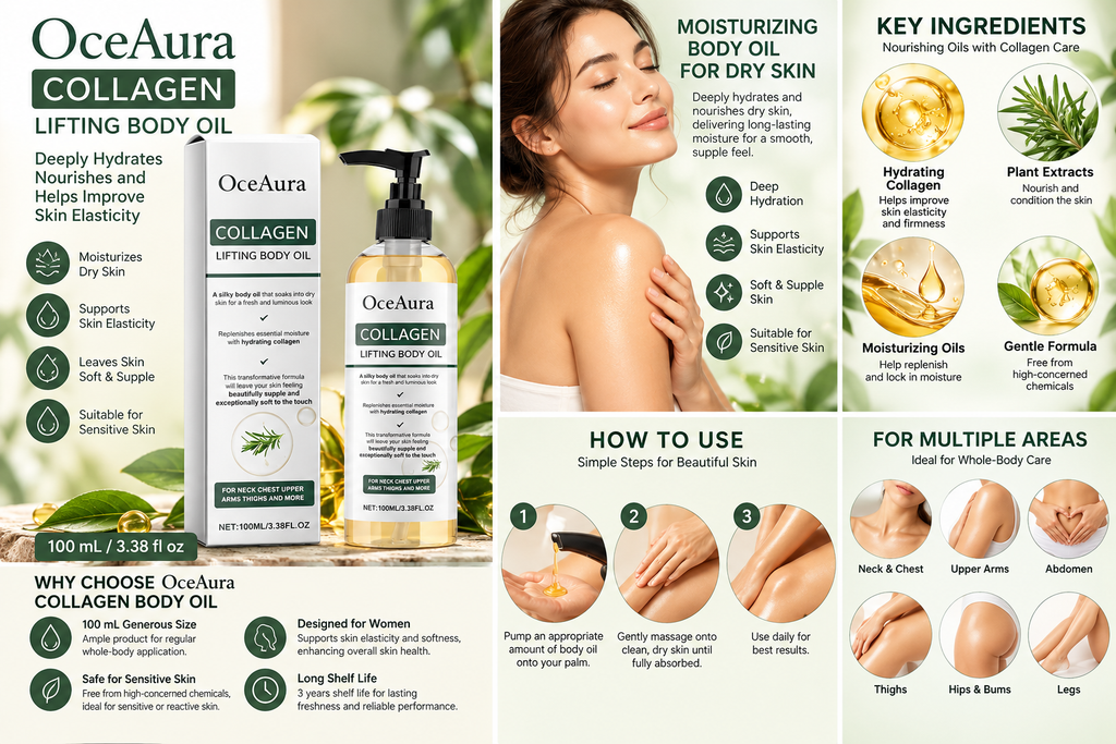 OceAura Collagen Body Oil