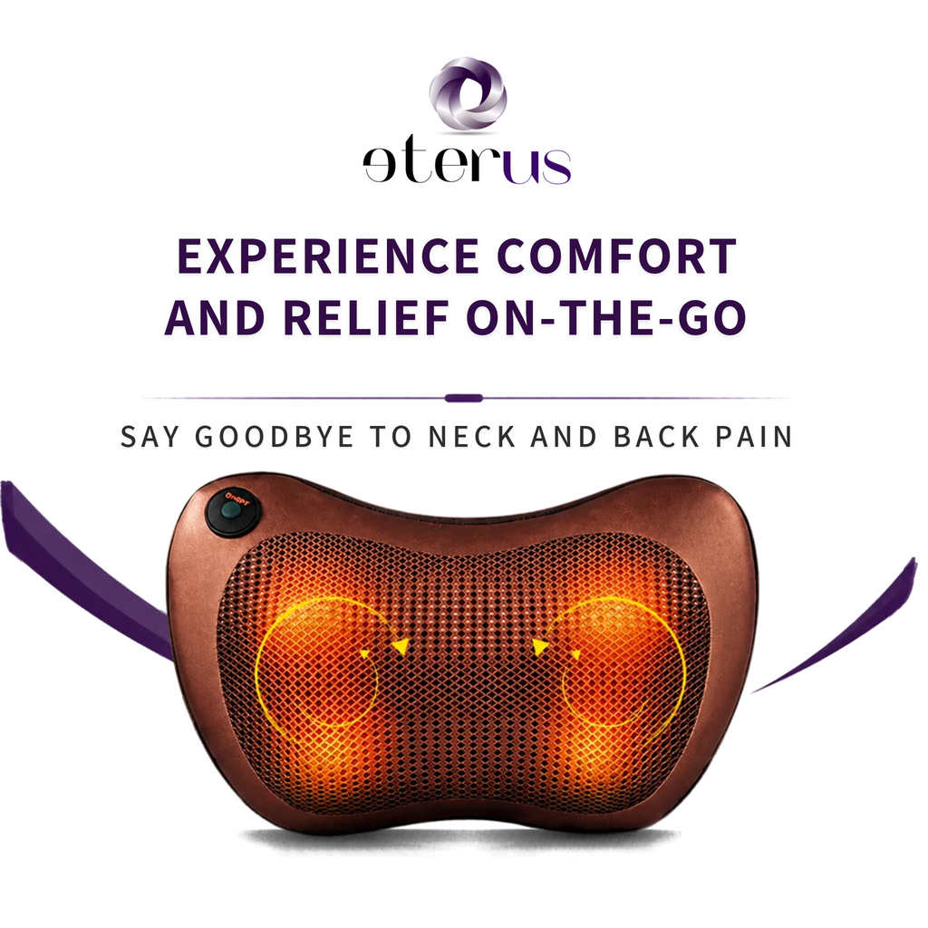 Back and Neck Massage Pillow w/Heat